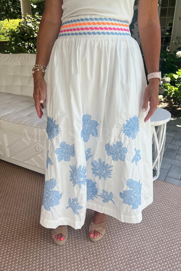 Earle skirt, white
