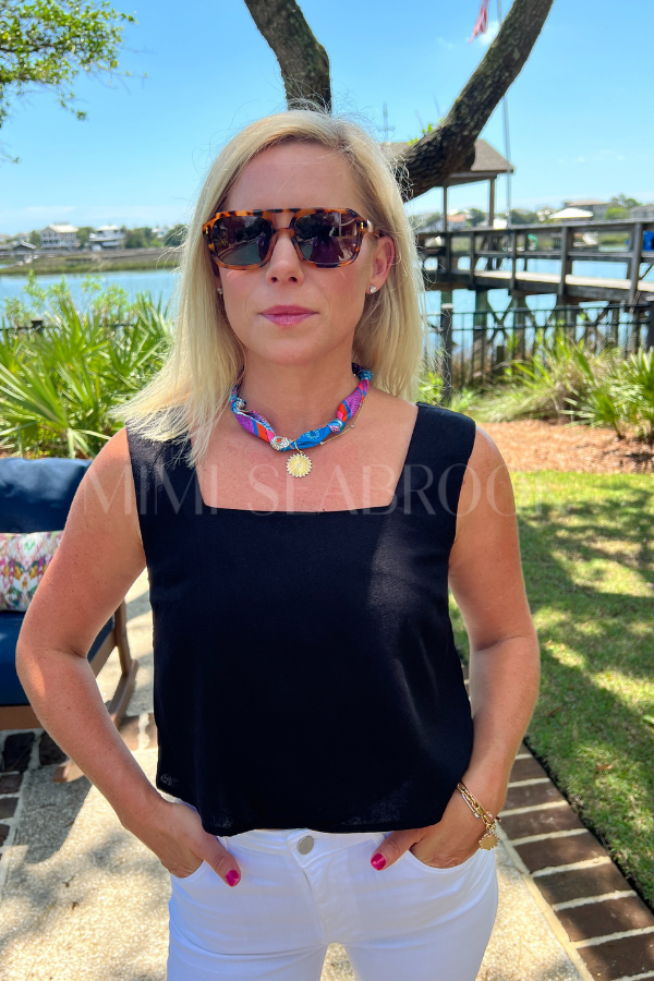 Eastland top, black