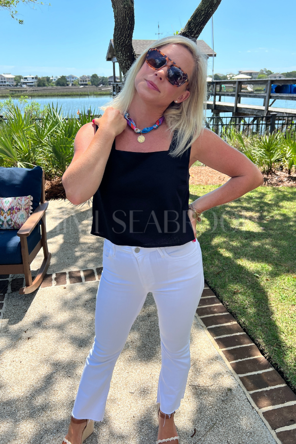 Eastland top, black