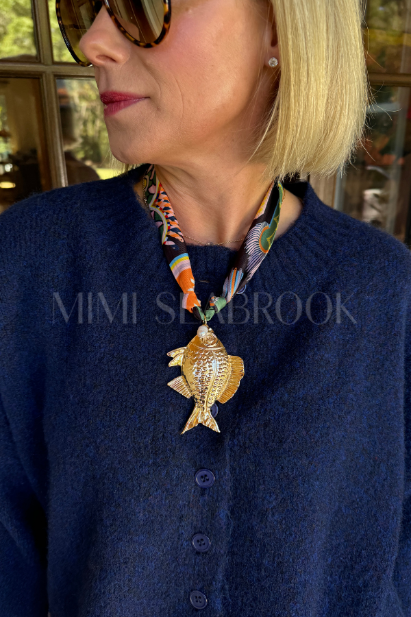 Edson scarf necklace
