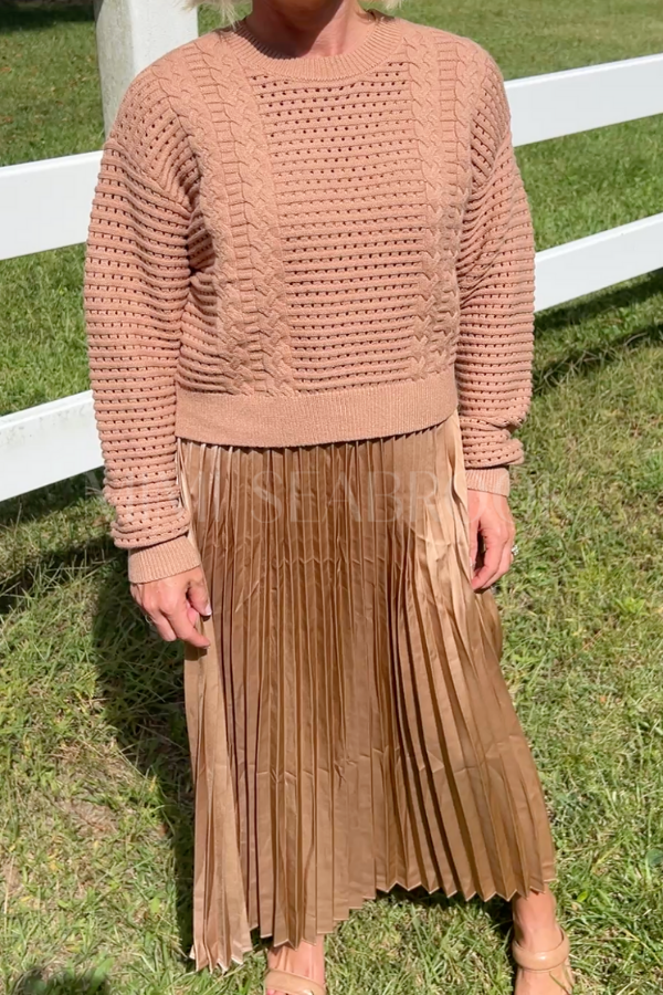 Elian dress, tan