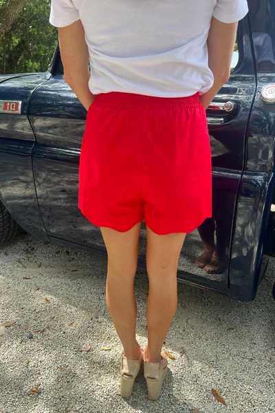 Elise shorts, red
