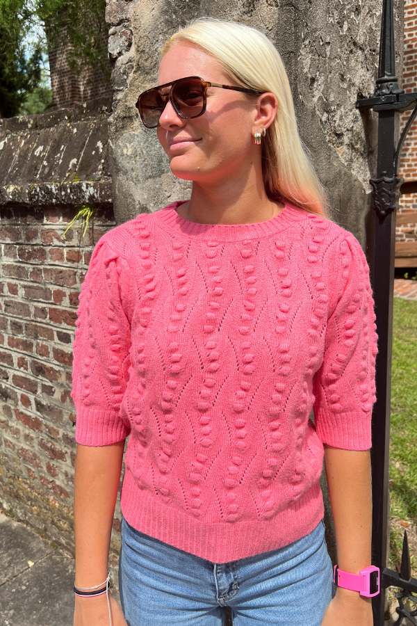 Ellery sweater, coral