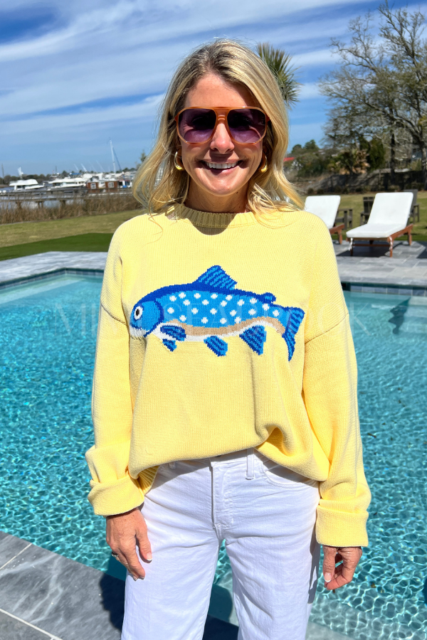 Ellington sweater, lemon