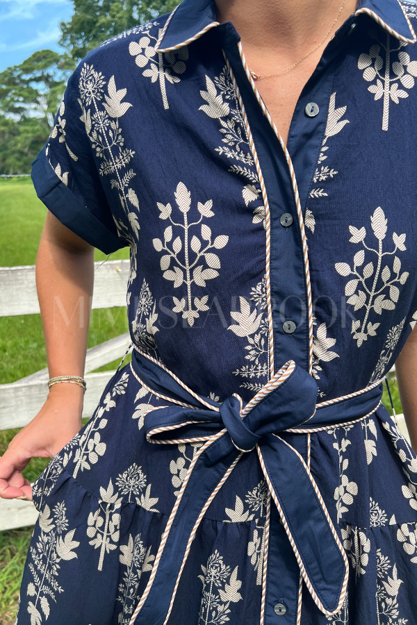 Elsa dress, navy