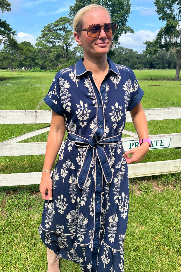 Elsa dress, navy