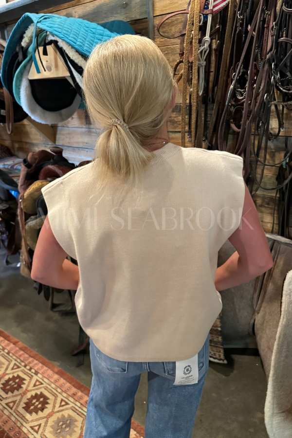 Ember top, ecru