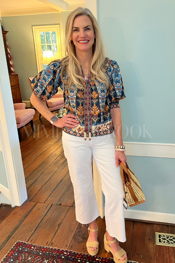 Embroidered Tapestry Blouse by Farm Rio