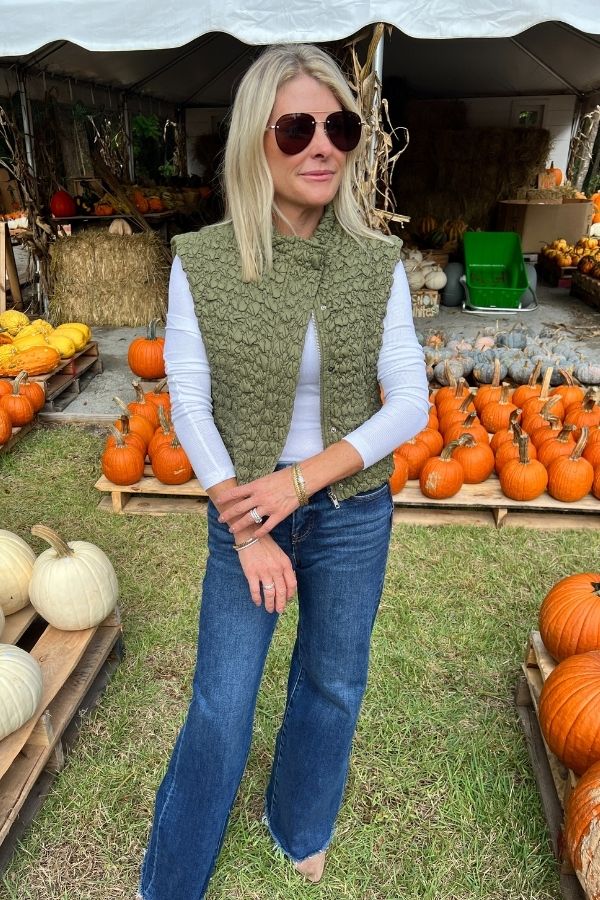 Emery vest, olive