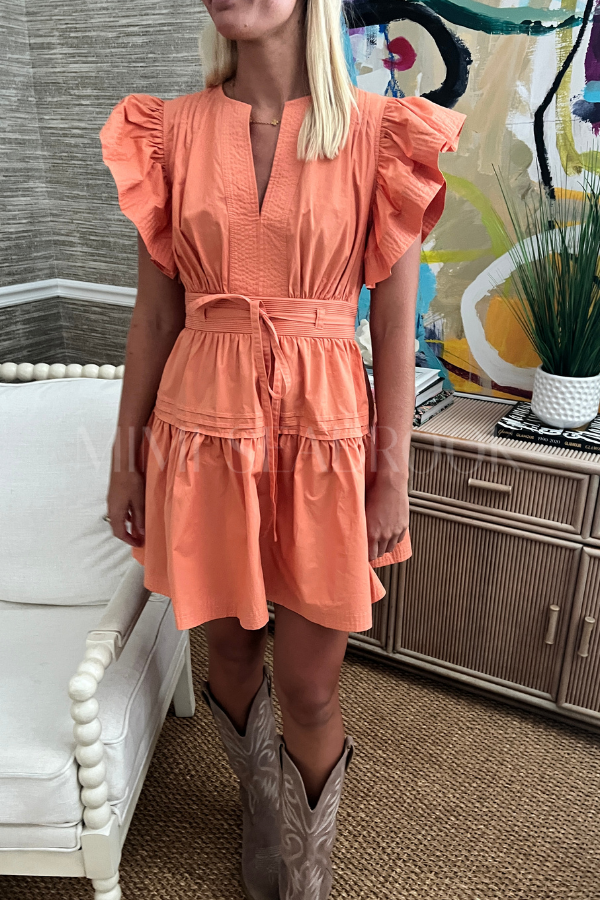 Enders dress, orange