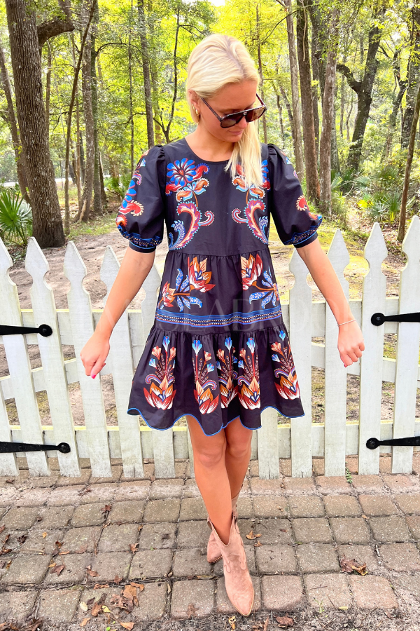 Energy Floral Mini Dress by Farm Rio
