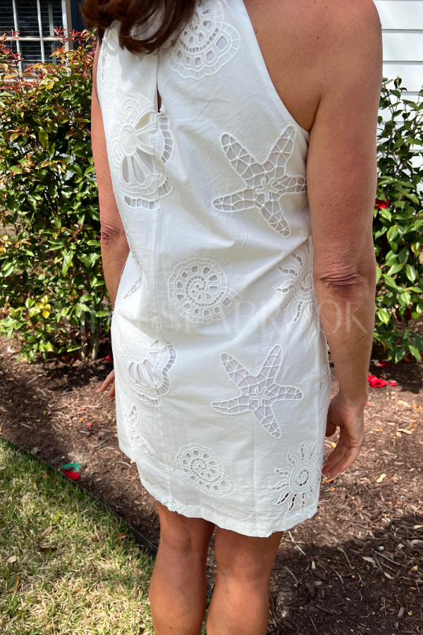 Estella dress, white