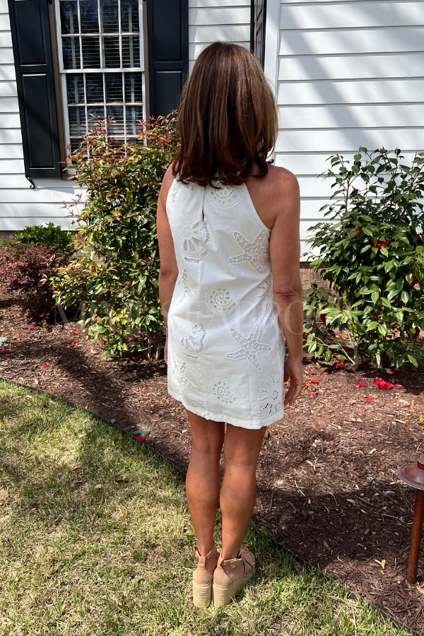 Estella dress, white