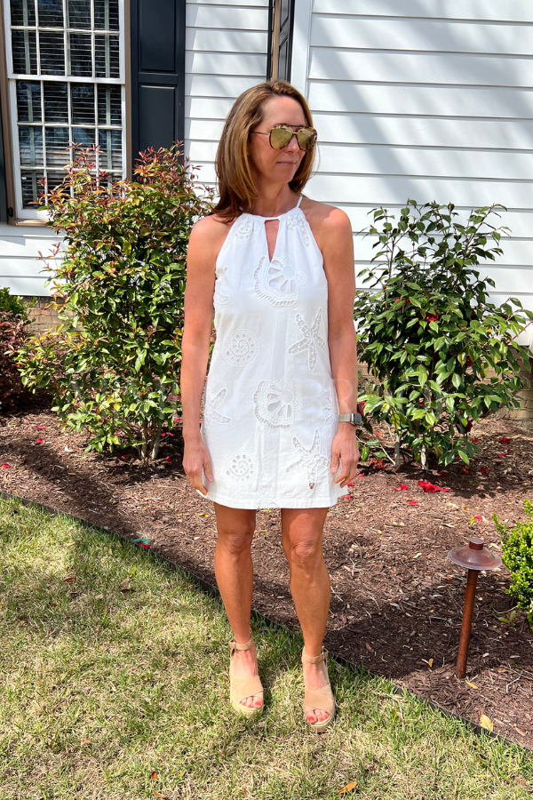 Estella dress, white