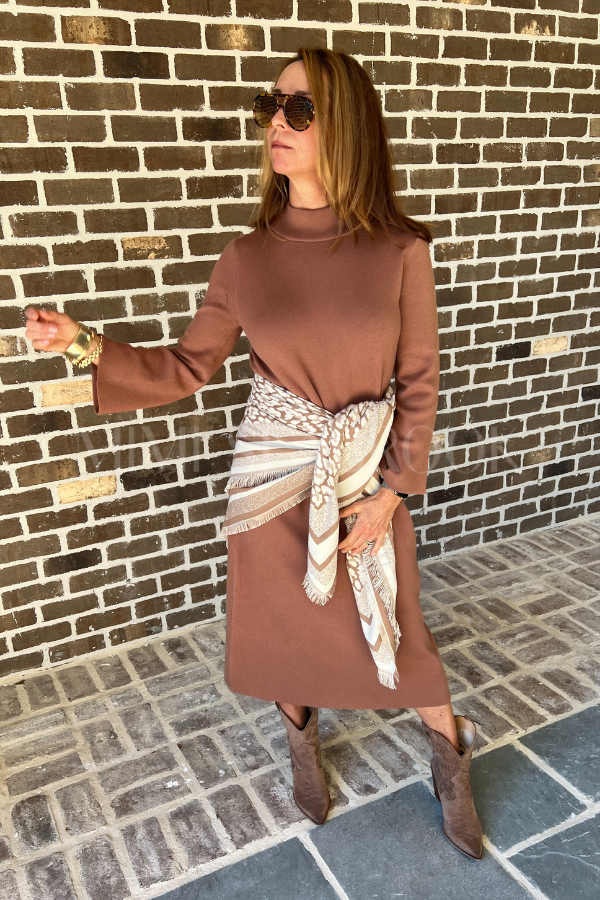 Everlee dress, mocha