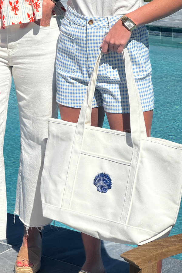 Lowcountry Tote Bag by Mimi Seabrook, Shell