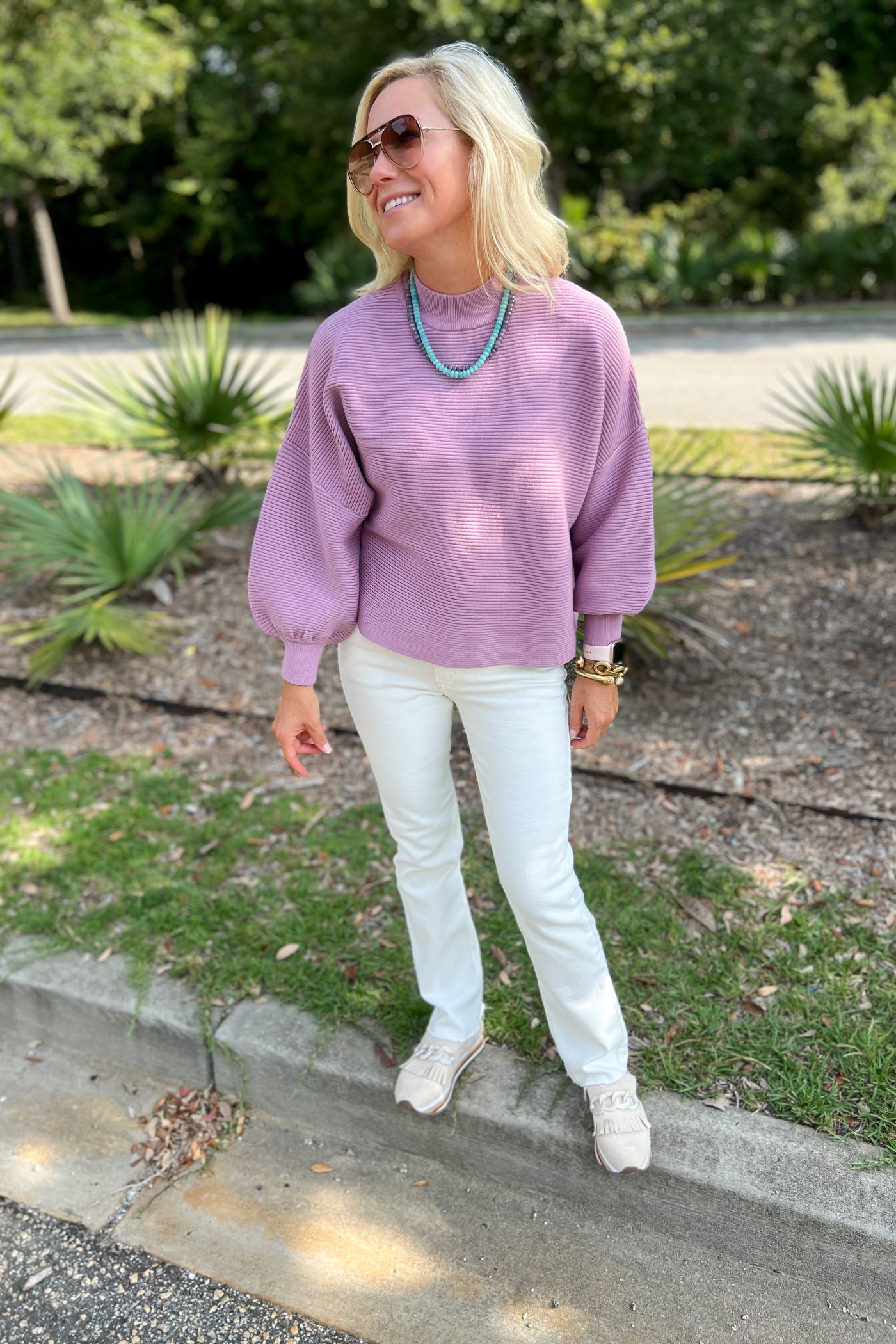Parkerville sweater, lavender