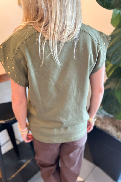 Una top, olive