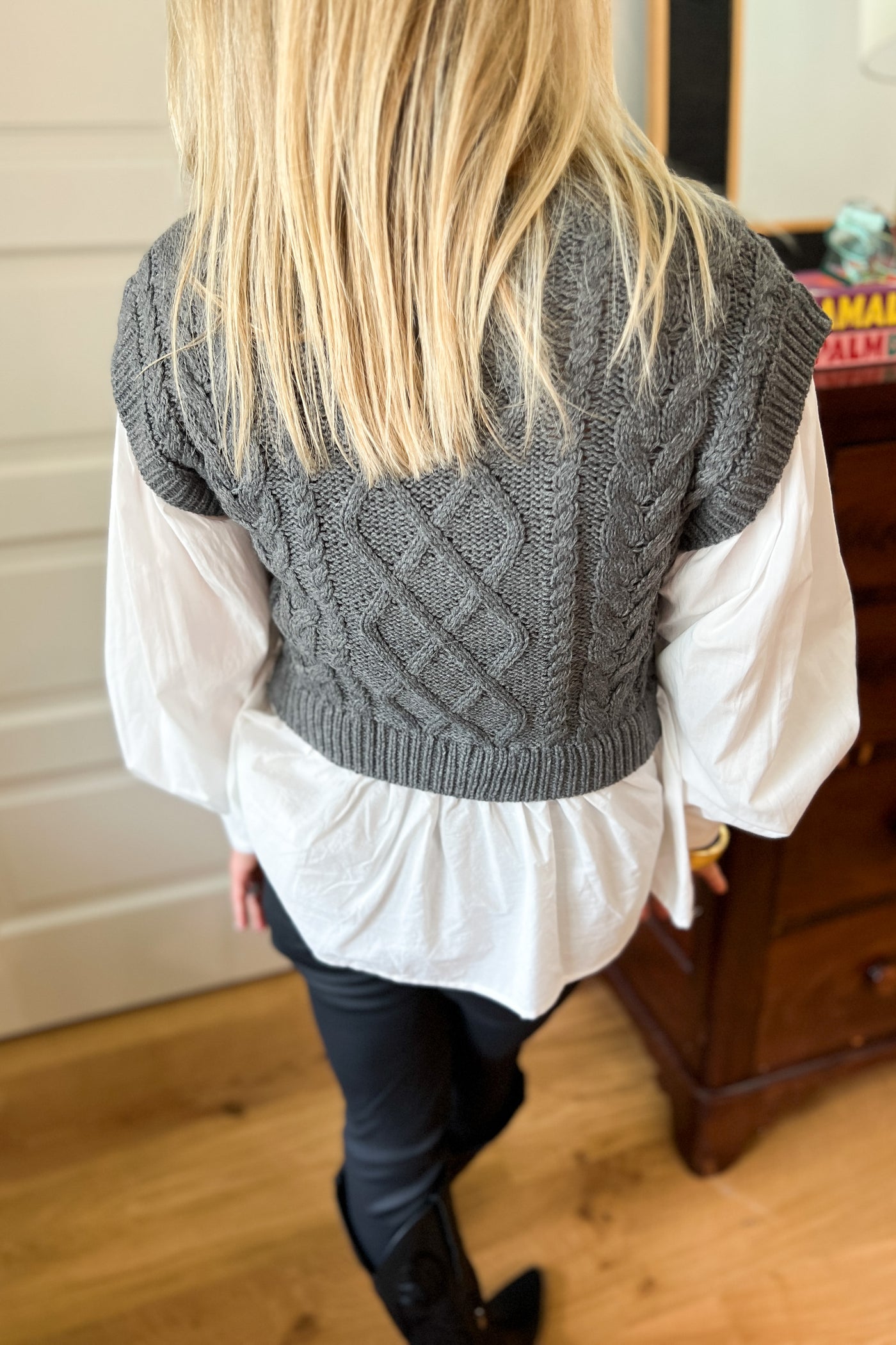 Violette sweater, grey