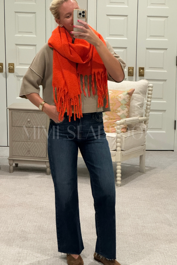 Fable scarf, orange
