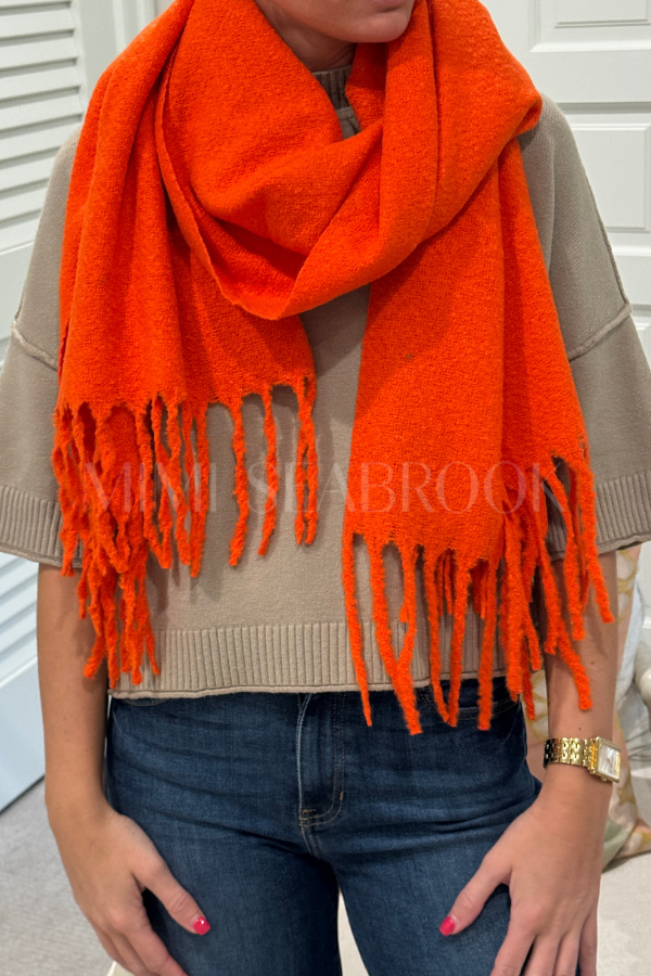 Fable scarf, orange
