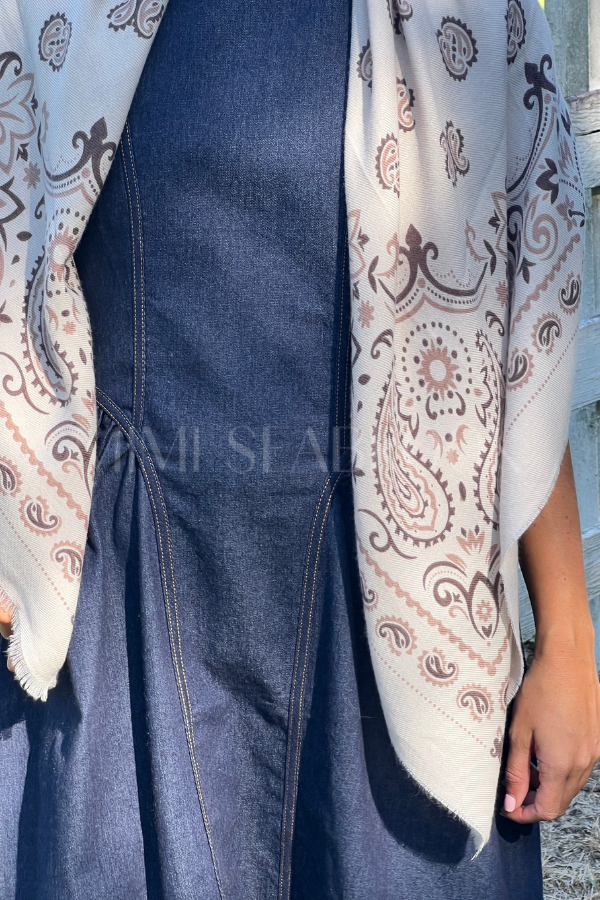 Fallon scarf, beige