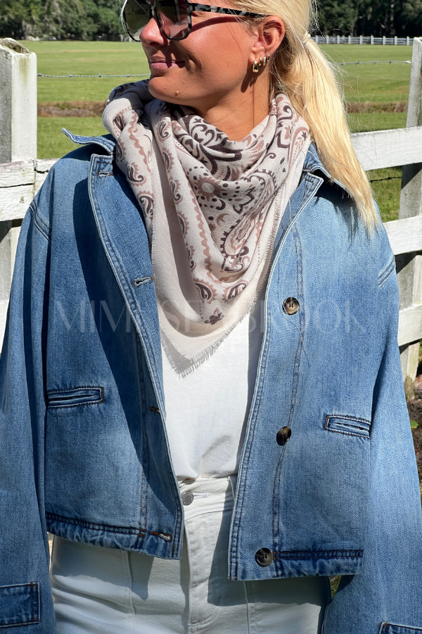 Fallon scarf, beige