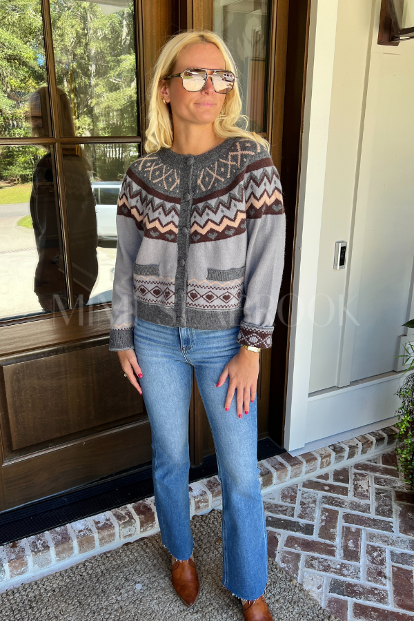 Feldman sweater, grey brown