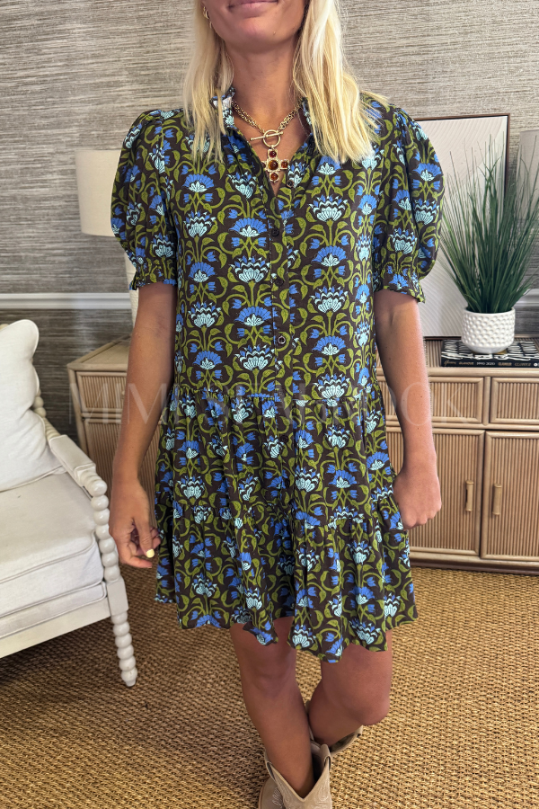 Fenwick dress, brown
