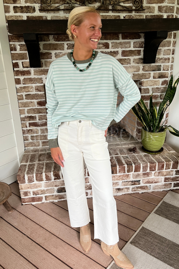 Ferris light sweater, blue