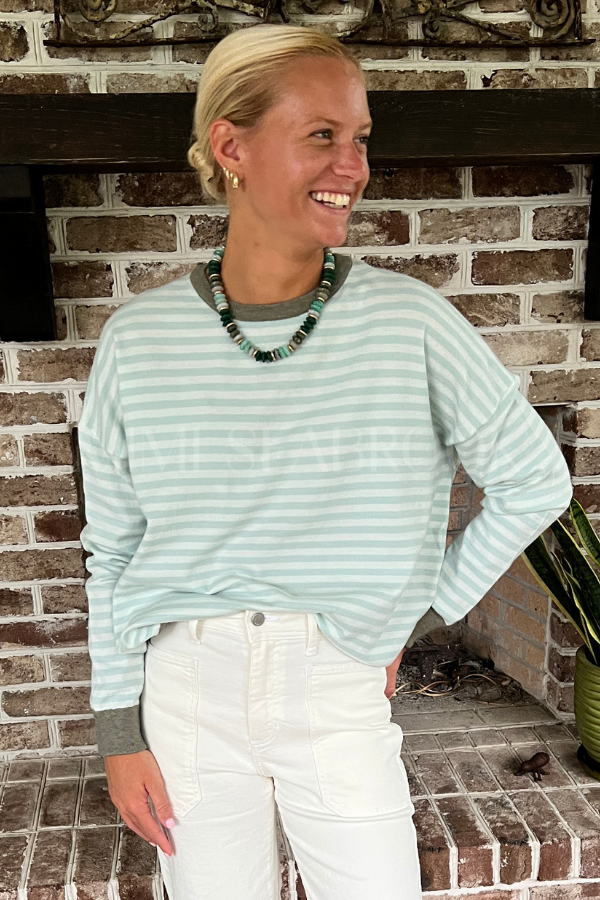 Ferris light sweater, blue