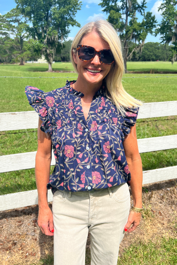 Finis top, navy