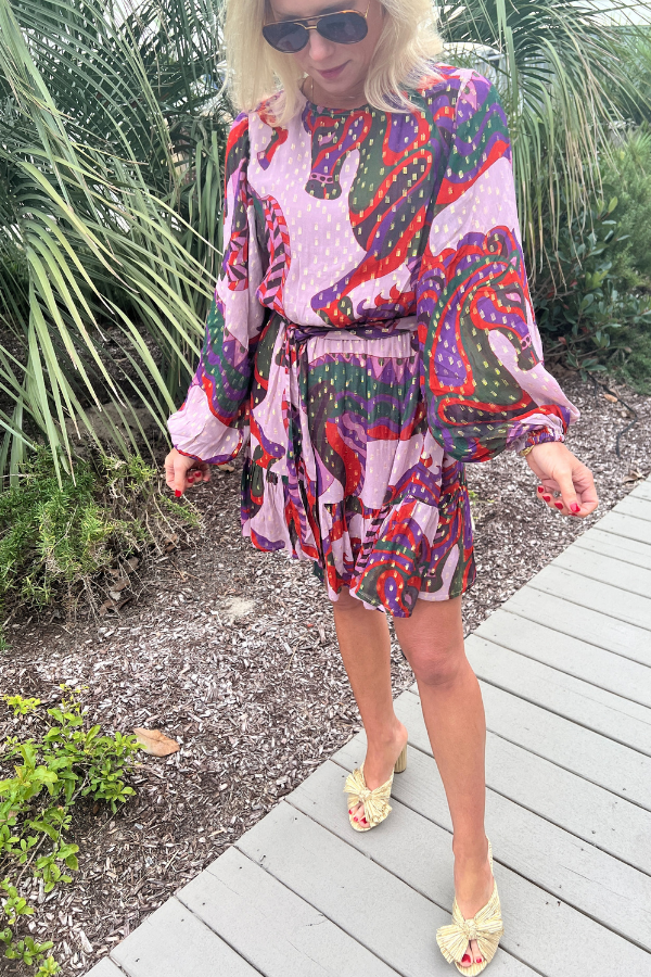 Flirty Short Dress, Arabia Crimson by Oliphant