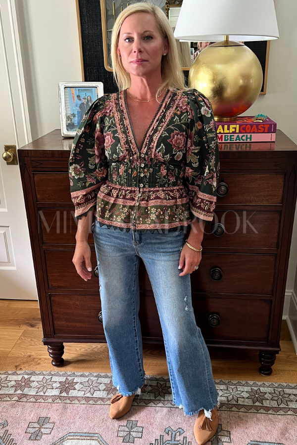 Flowering Garden Tree Blouse by Farm Rio