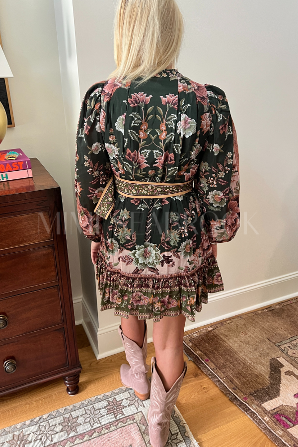 Flowering Garden Tree Mini Dress by Farm Rio