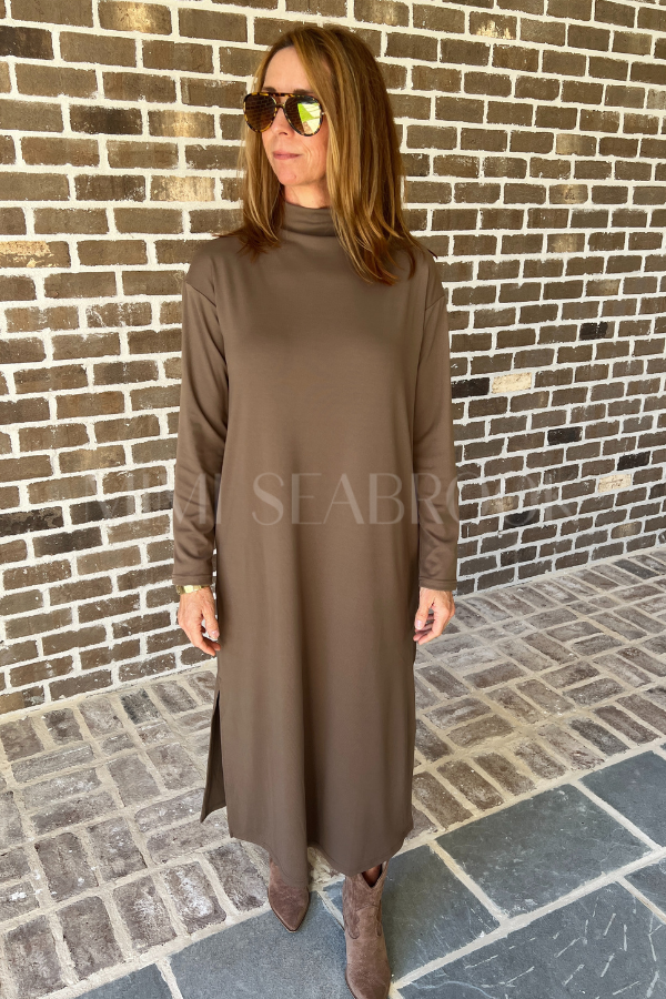 Fort dress, mocha