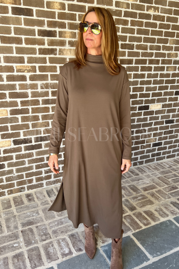 Fort dress, mocha