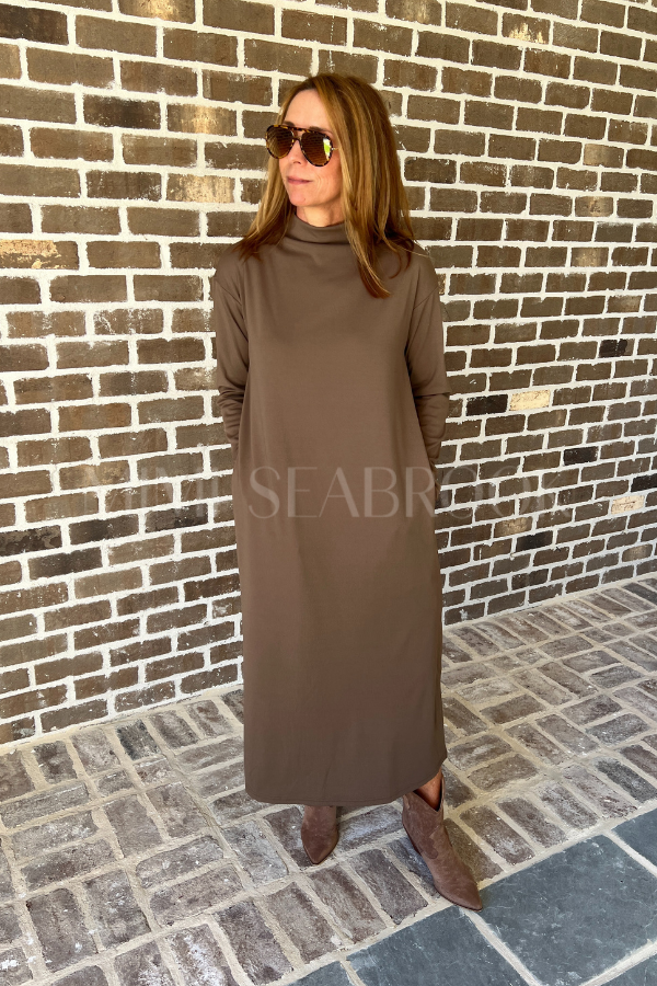 Fort dress, mocha