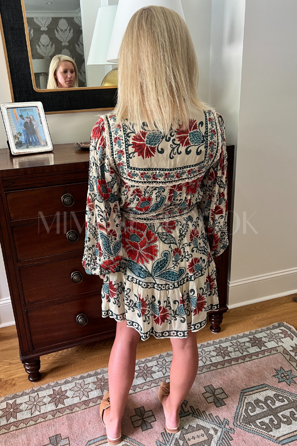 Francesca Sand Mini Dress by Farm Rio