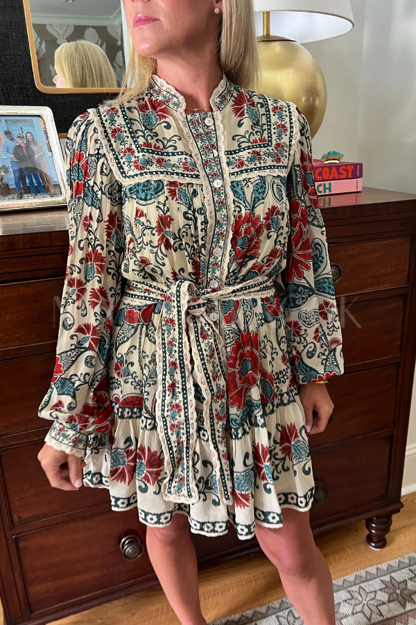 Francesca Sand Mini Dress by Farm Rio