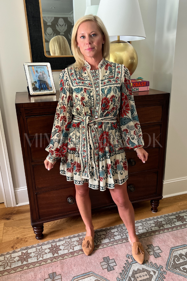 Francesca Sand Mini Dress by Farm Rio
