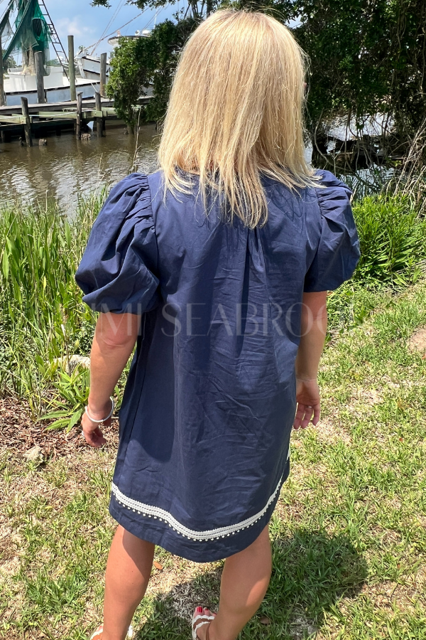 Francesca dress, navy