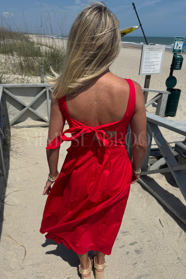 Francie dress, red