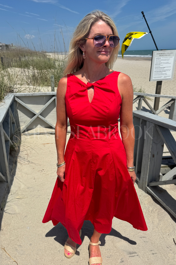 Francie dress, red
