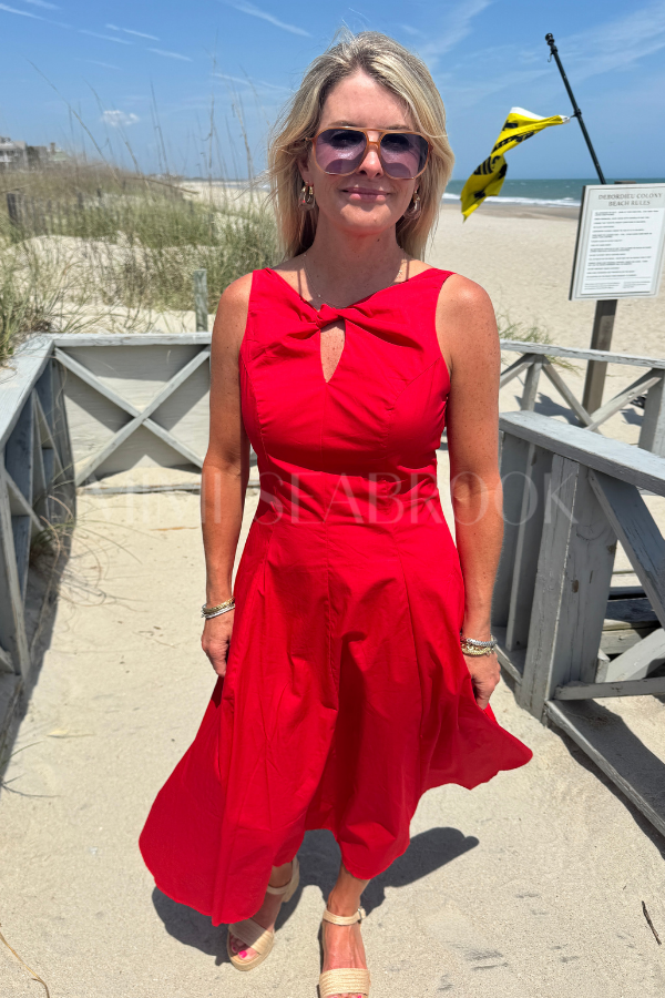 Francie dress, red