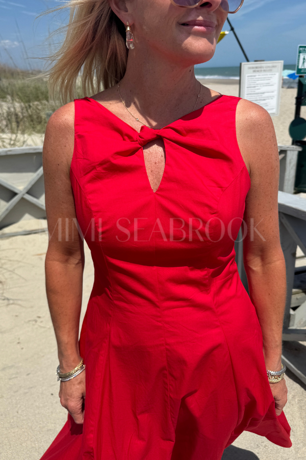 Francie dress, red