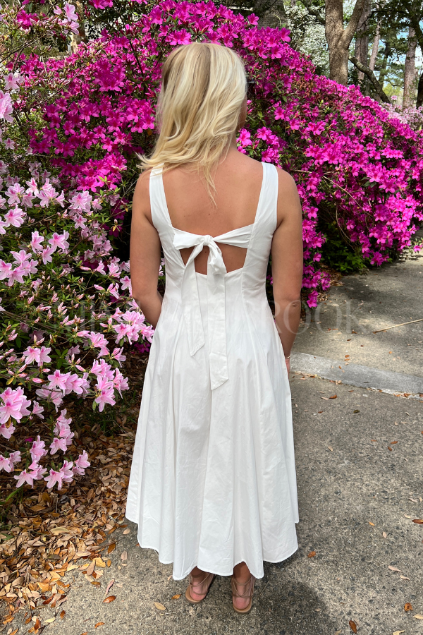 Francie dress,white