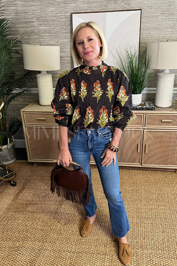 Francy top, chocolate