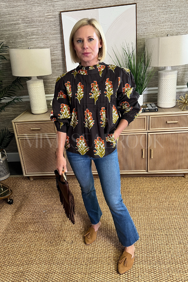 Francy top, chocolate