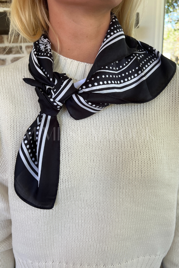 Fritzgerald scarf, black